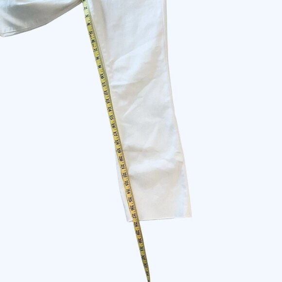 NWT Habitual Hadley High Rise Skinny Boot White Jeans Size 2/26 - Picture 7 of 9